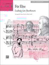Fur Elise piano sheet music cover